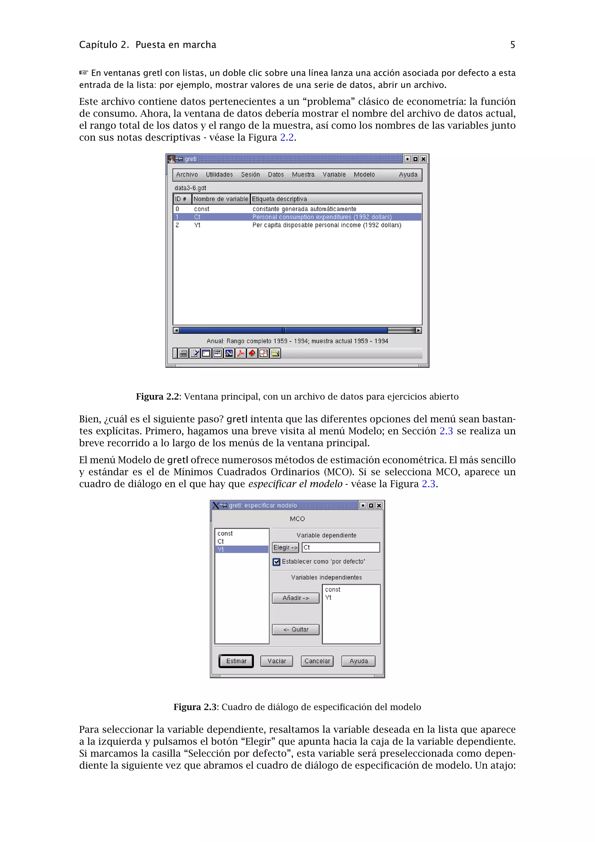 Capítulo 2. Puesta en marcha 5
 