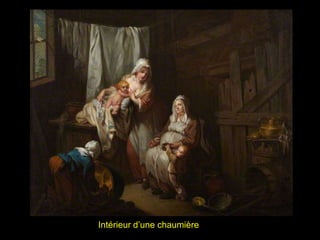 Intérieur d’une chaumière
 