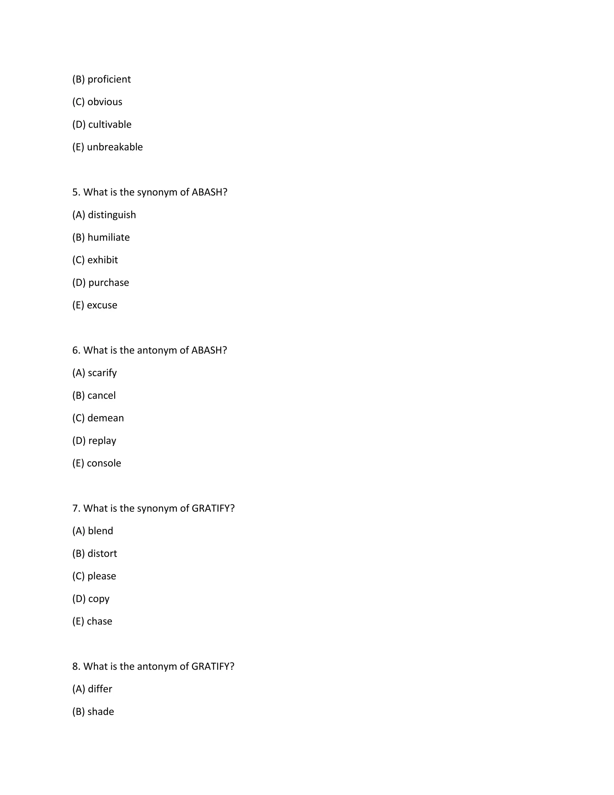 Gre Vocabulary List 2022
