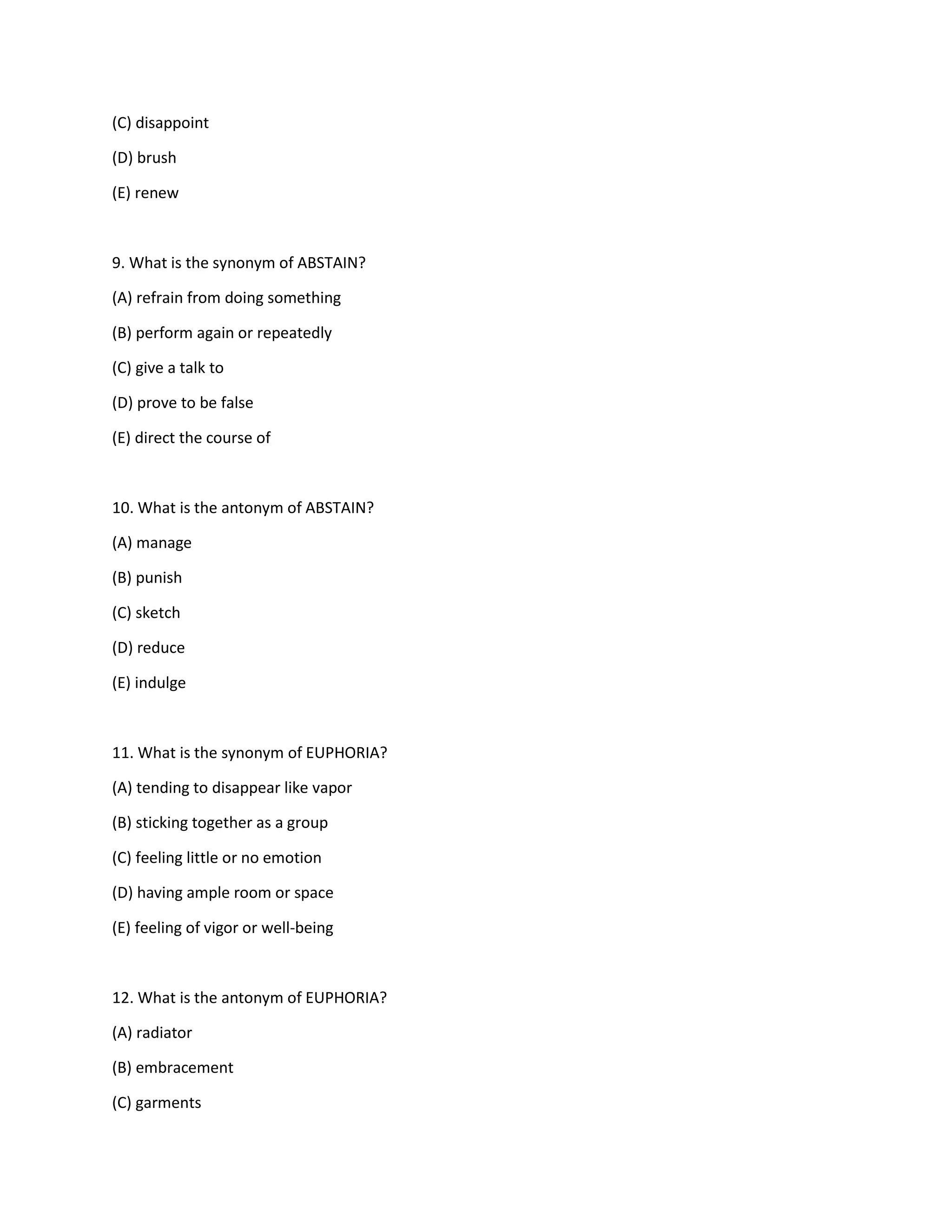 Gre Vocabulary List 2022 PDF