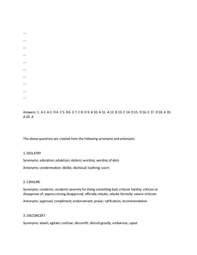 Gre vocab word of the day pdf