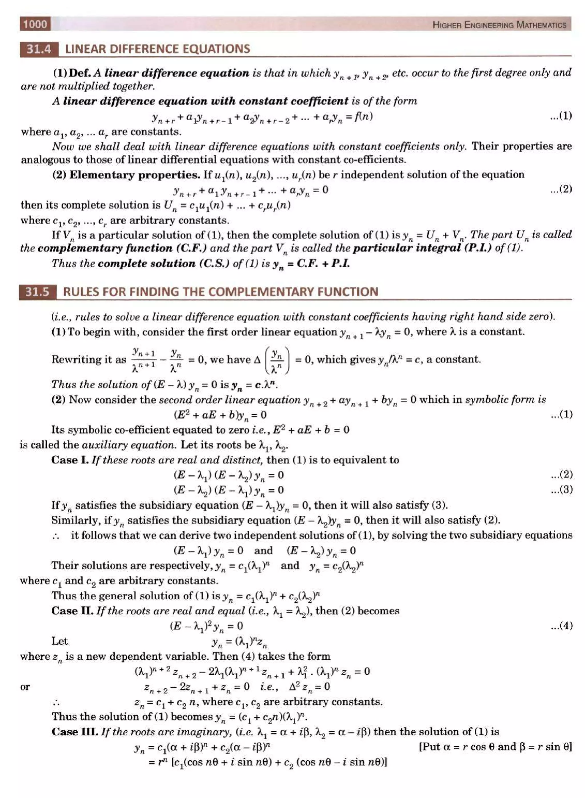  HIGHER ENGINEERING MATHEMATICS by B.S GREWAL