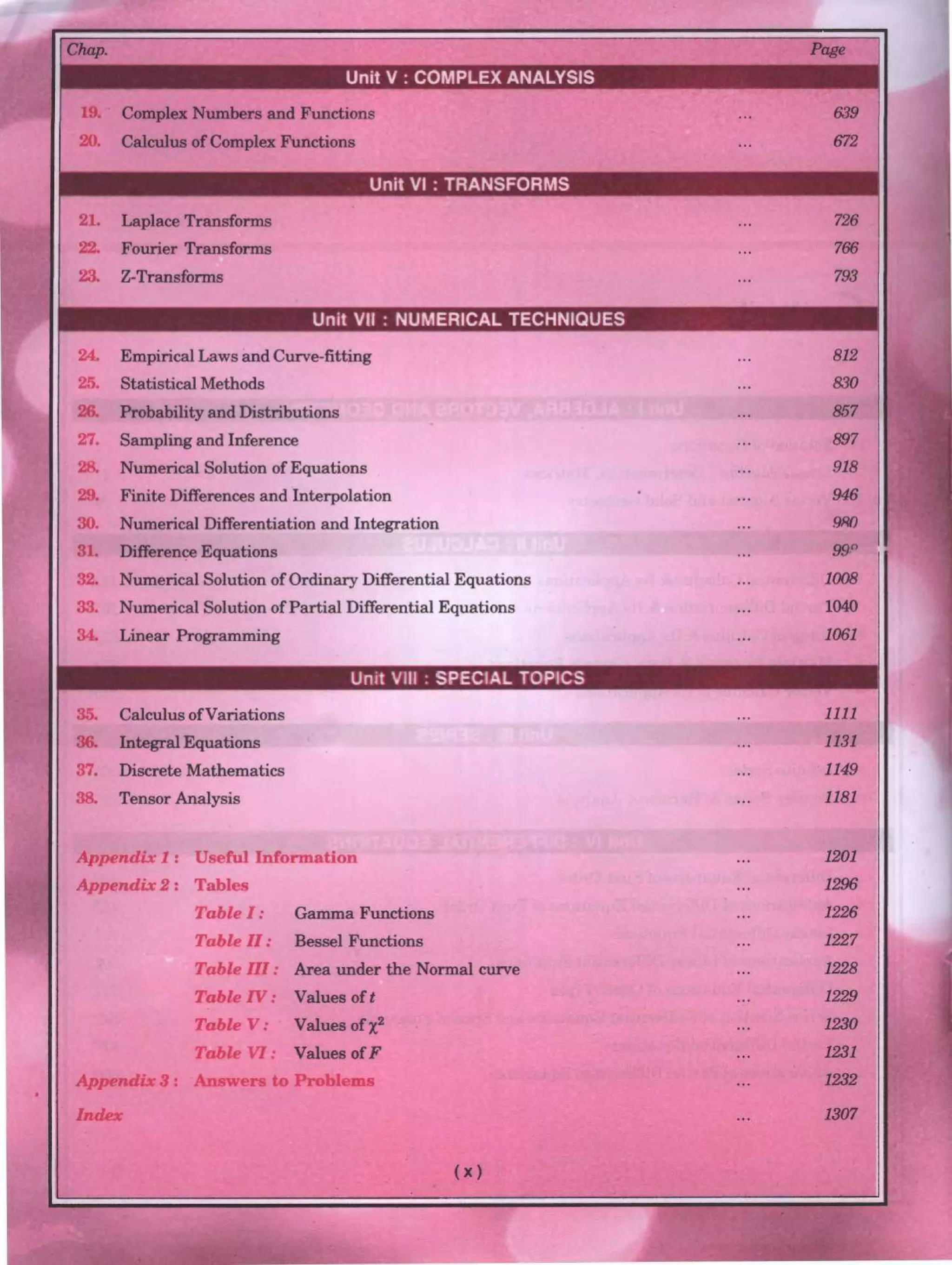  HIGHER ENGINEERING MATHEMATICS by B.S GREWAL
