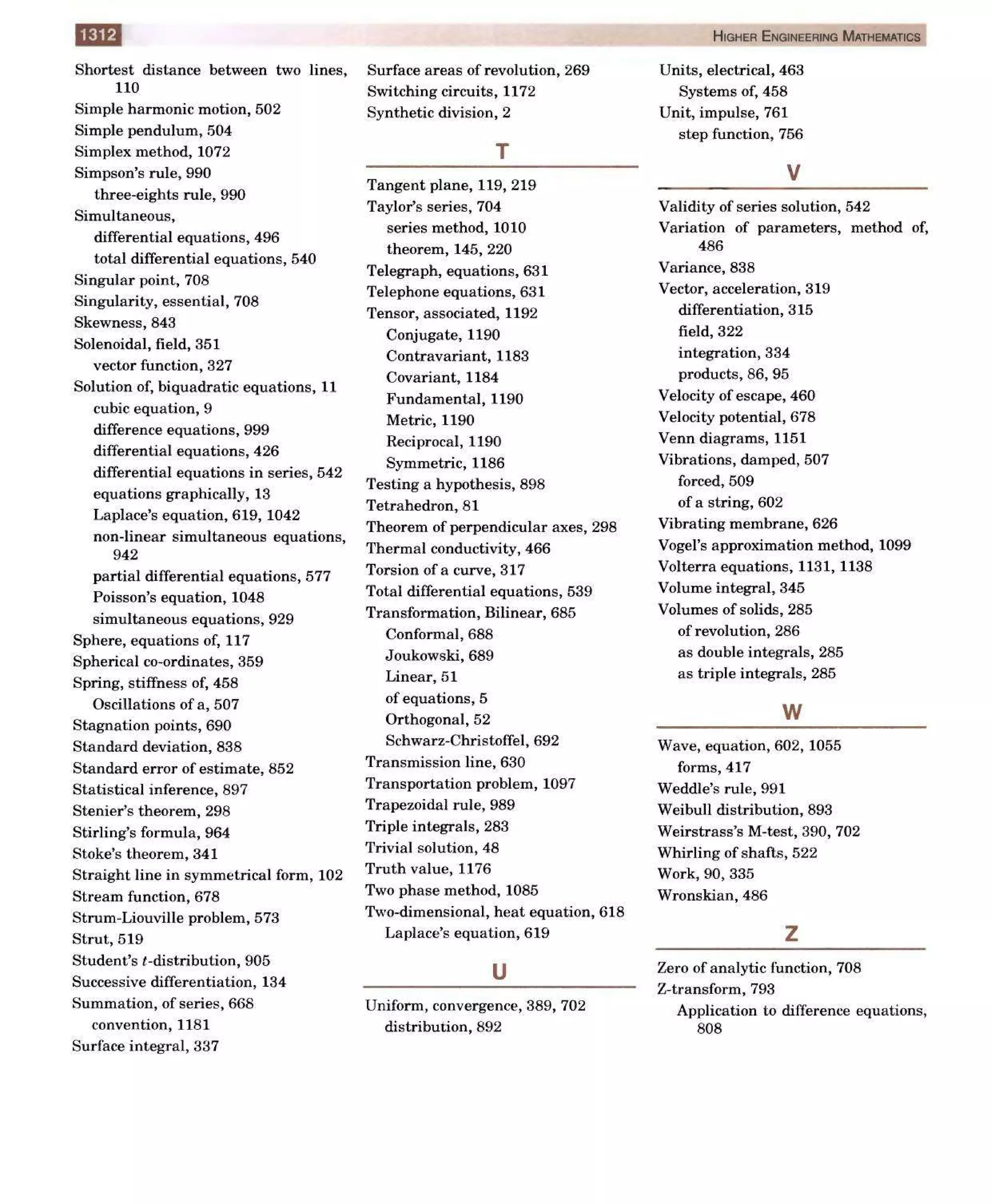  HIGHER ENGINEERING MATHEMATICS by B.S GREWAL