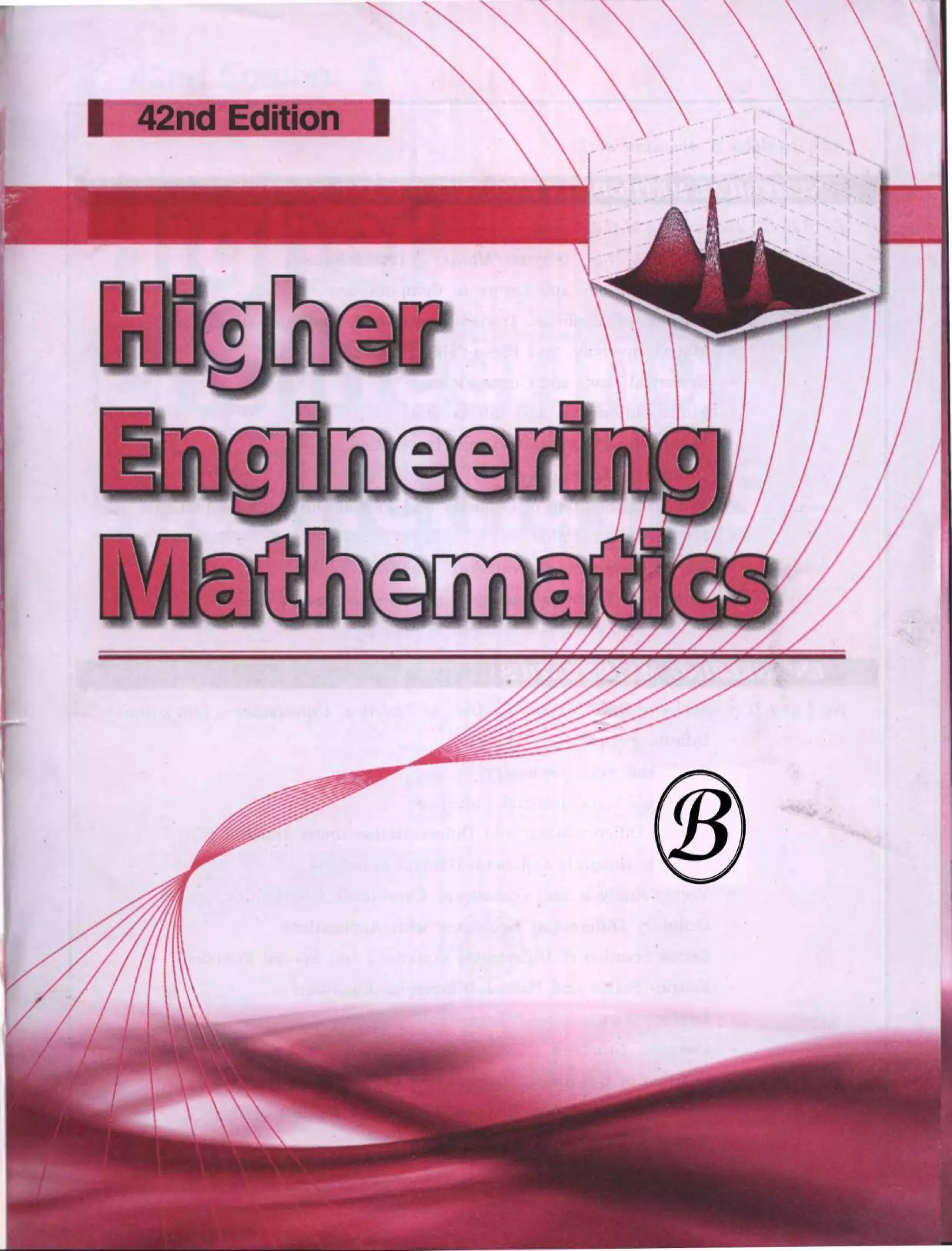  HIGHER ENGINEERING MATHEMATICS by B.S GREWAL