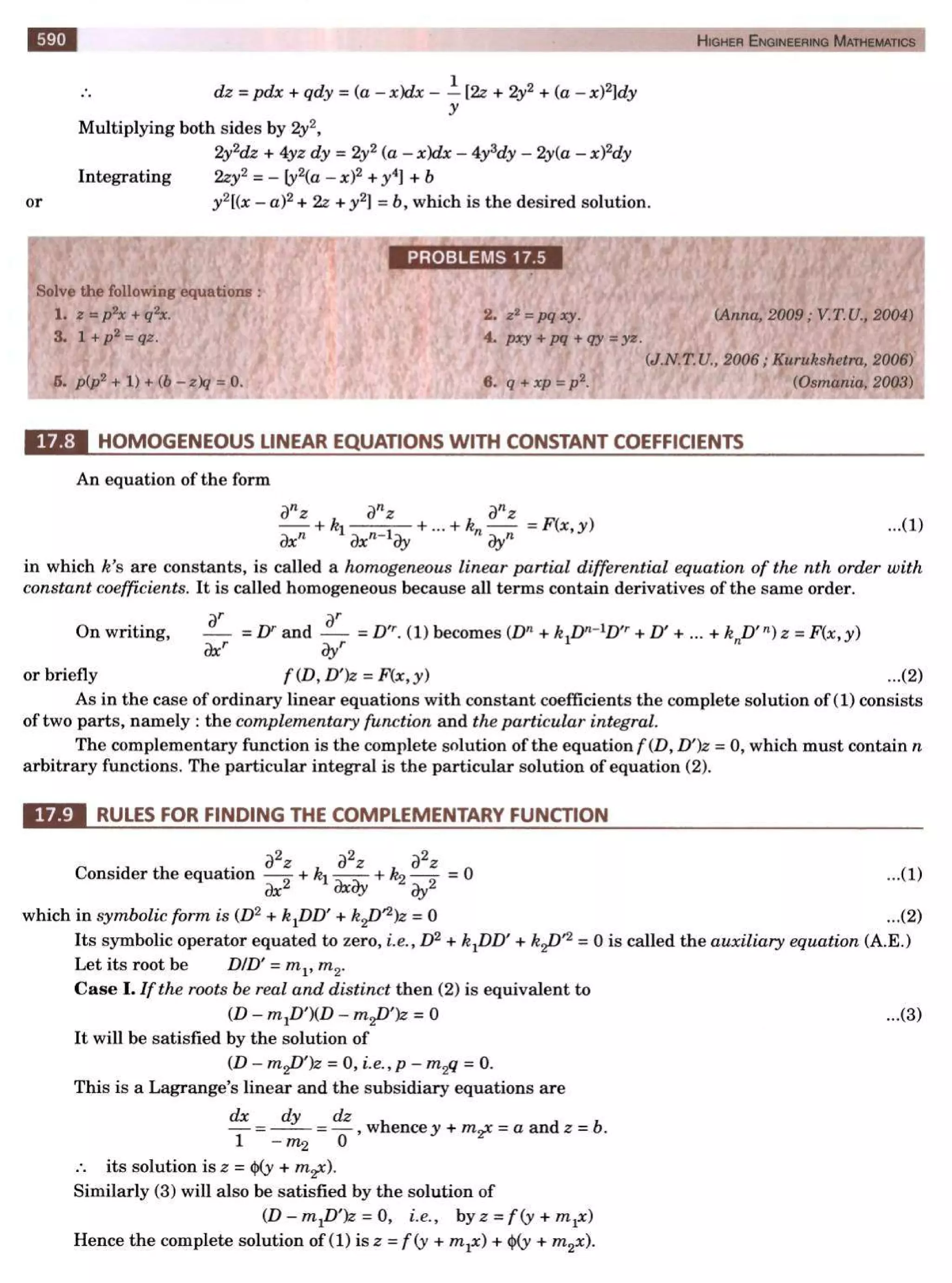  HIGHER ENGINEERING MATHEMATICS by B.S GREWAL