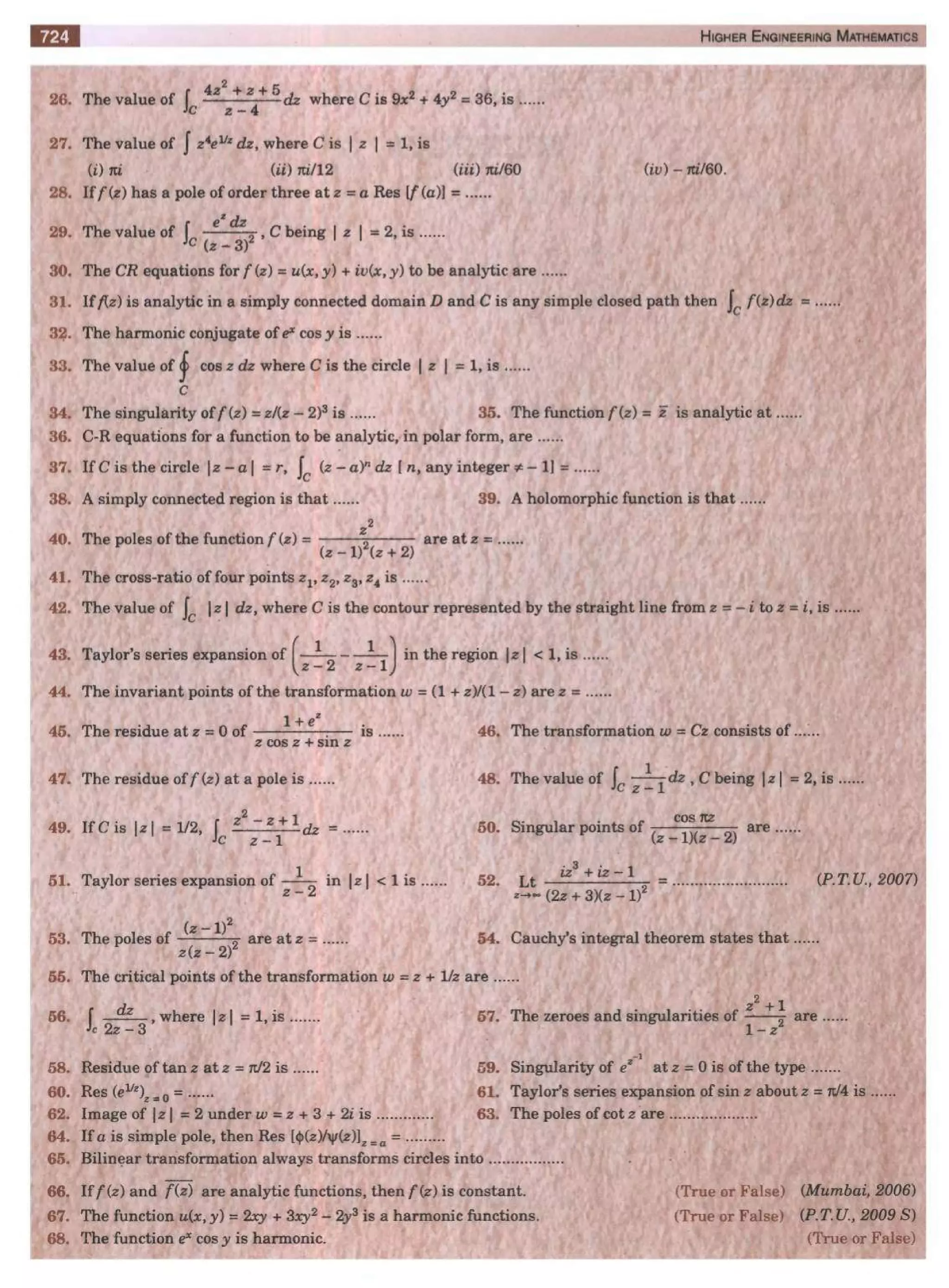  HIGHER ENGINEERING MATHEMATICS by B.S GREWAL