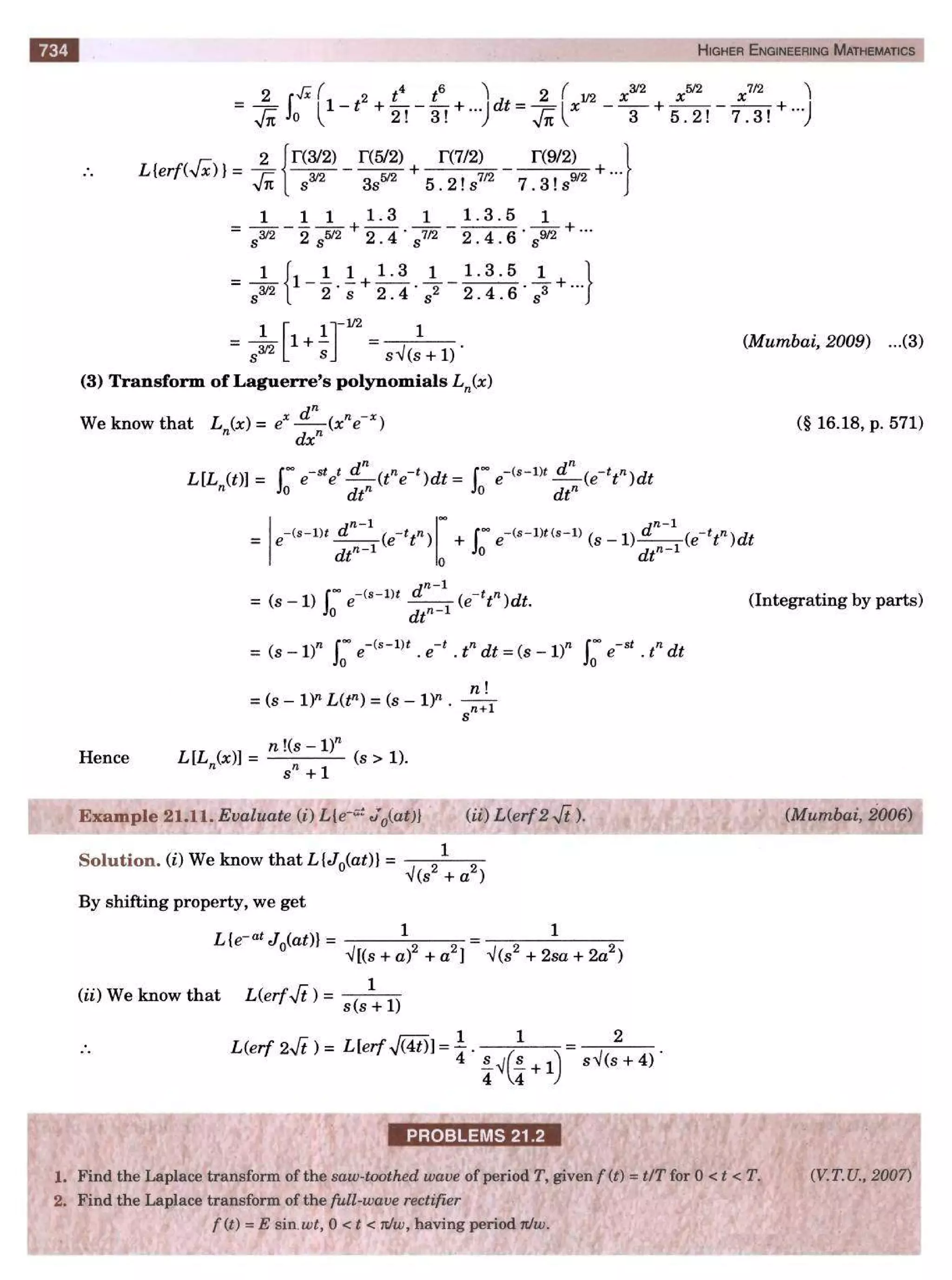  HIGHER ENGINEERING MATHEMATICS by B.S GREWAL
