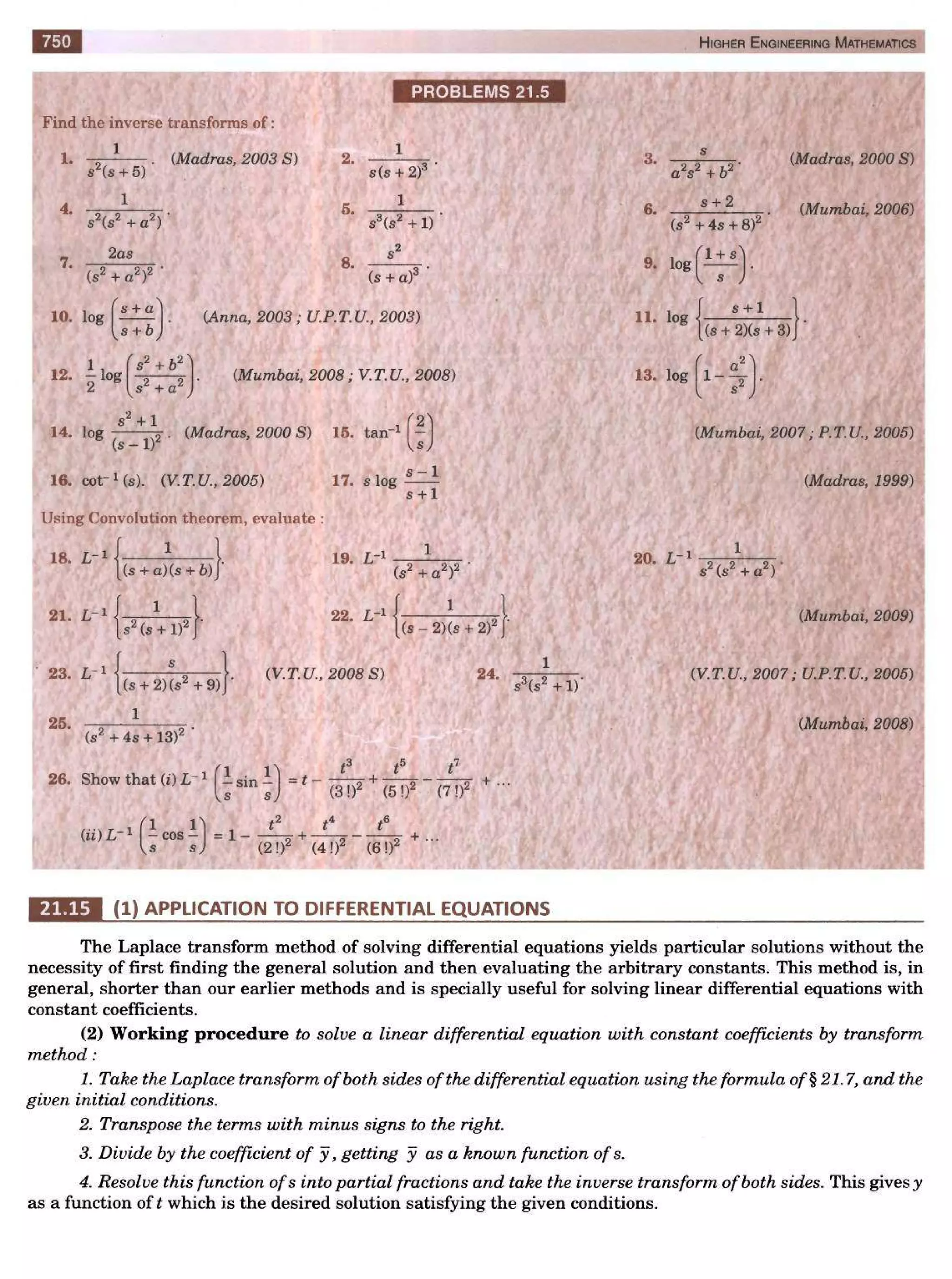  HIGHER ENGINEERING MATHEMATICS by B.S GREWAL