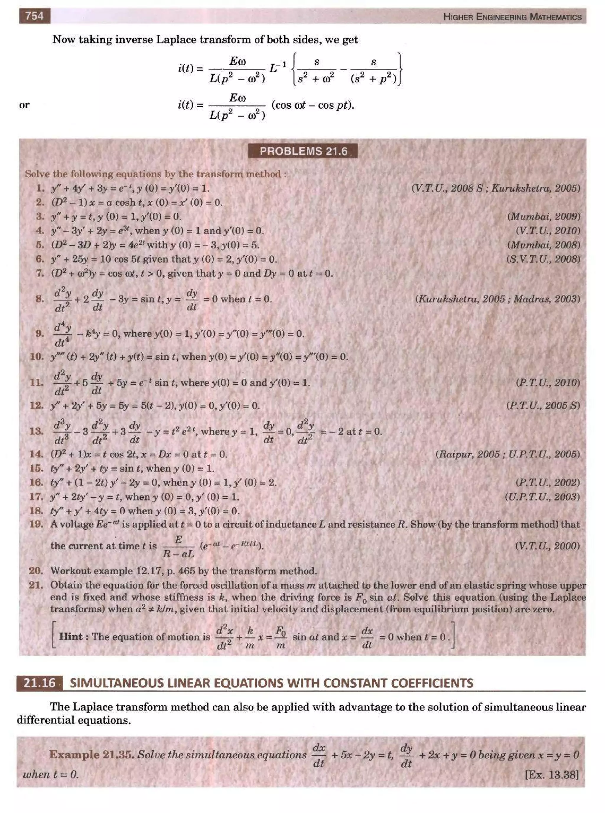 HIGHER ENGINEERING MATHEMATICS by B.S GREWAL