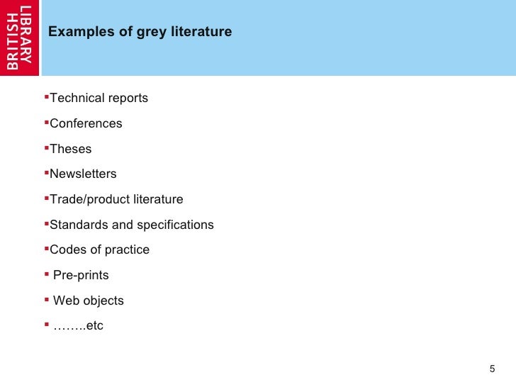 Grey literature a hidden resource
