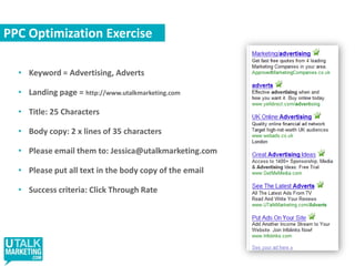 123Highly Targeted Opportunities - Search    I searchI see highly relevant advertisingI click on one and find highly relevant contentBehavioural Targeting Creates same effect in display