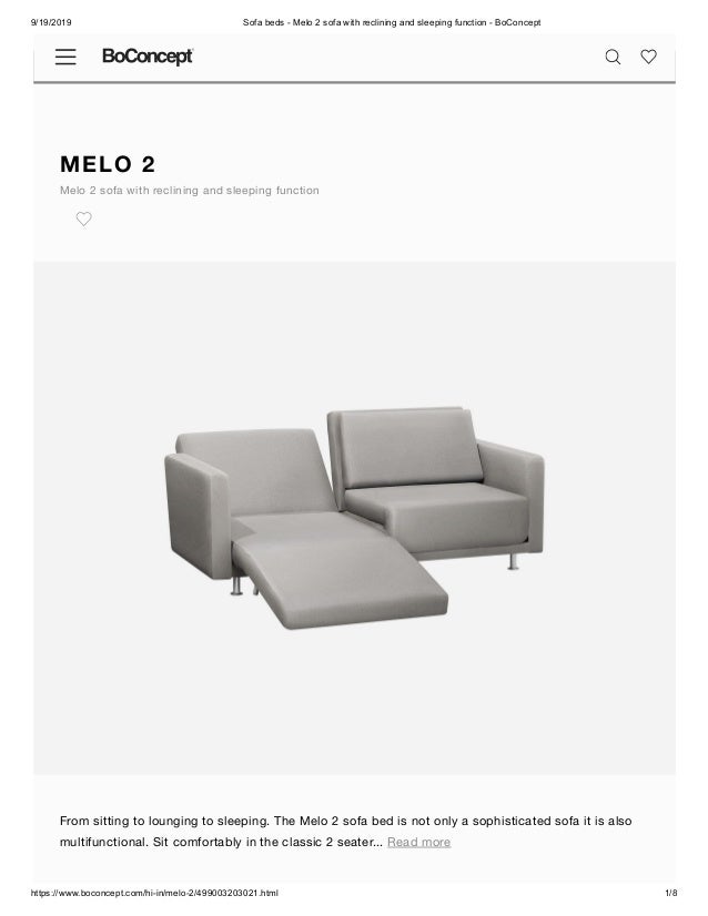 Grey Fabric Sofa Bed Melo 2 Sofa With Reclining Sleeping Grey Fabric Sofa Bed Melo 2 Sofa With Reclining Sleeping