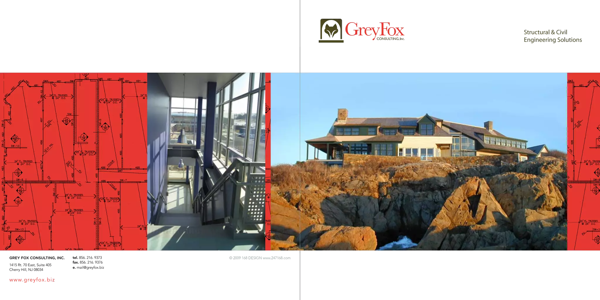 ,




GREY FOX CONSULTING, INC.     tel. 856. 216. 9373   © 2009 168 DESIGN www.247168.com
                              fax. 856. 216. 9376
1415 Rt. 70 East, Suite 405
                              e. mail@greyfox.biz
Cherry Hill, NJ 08034

www.greyfox.biz
 