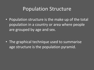 Population Structure ,[object Object],[object Object]