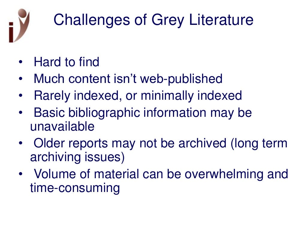 Grey literature jackie2012