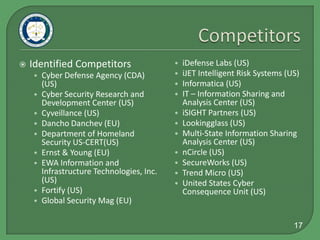  Critical Infrastructure and Key Resources (CIKR) sectors7