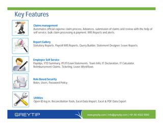 Greytip online HR/Payroll Software | PDF