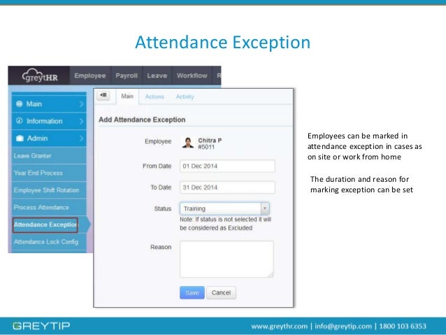 greytHR Attendance System