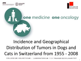 Incidence and Geographical
Distribution of Tumors in Dogs and
Cats in Switzerland from 1955 - 2008
1
 