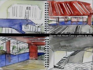 Steven Holl House Casa y galeria de arte 