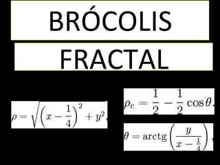 BRÓCOLIS FRACTAL 