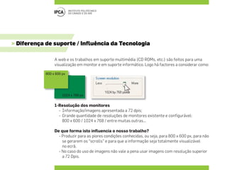 Diferenças Design Gráfico e o Design Multimédia