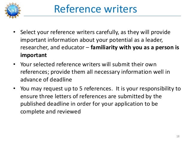 grfp outreach presentation nsf aug 14 nsf letter of recommendation