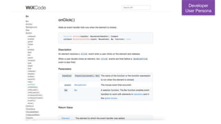 Developer
User Persona
 