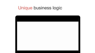 Unique business logic
 