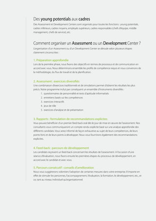 Securex HR Consulting -  Fiche Assessment & Development Centers
