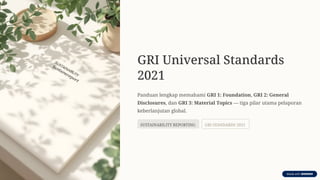 Gri Standards.pdf Comprehensive Guide to GRI Universal Standards 2021 for Sustainability ...