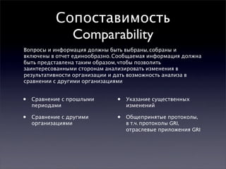 GRI Sustainability Reporting Guidelines