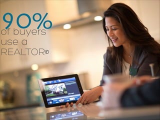 of buyers
use a
REALTOR®
90%
 