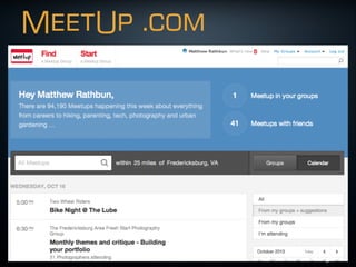 MeetUp .com
Page 1
 