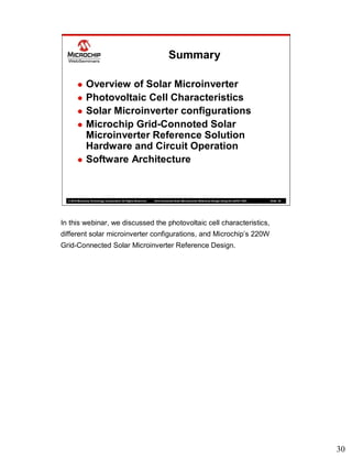 Microschip Inverter Reference Design Grid-Connected Solar Microinverter Reference Design Webinar.pdf