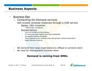 Grid: New Business Opportunities?