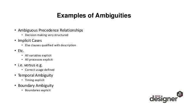 examples of ambiguities Example of ambiguity image collections example of resume for student.