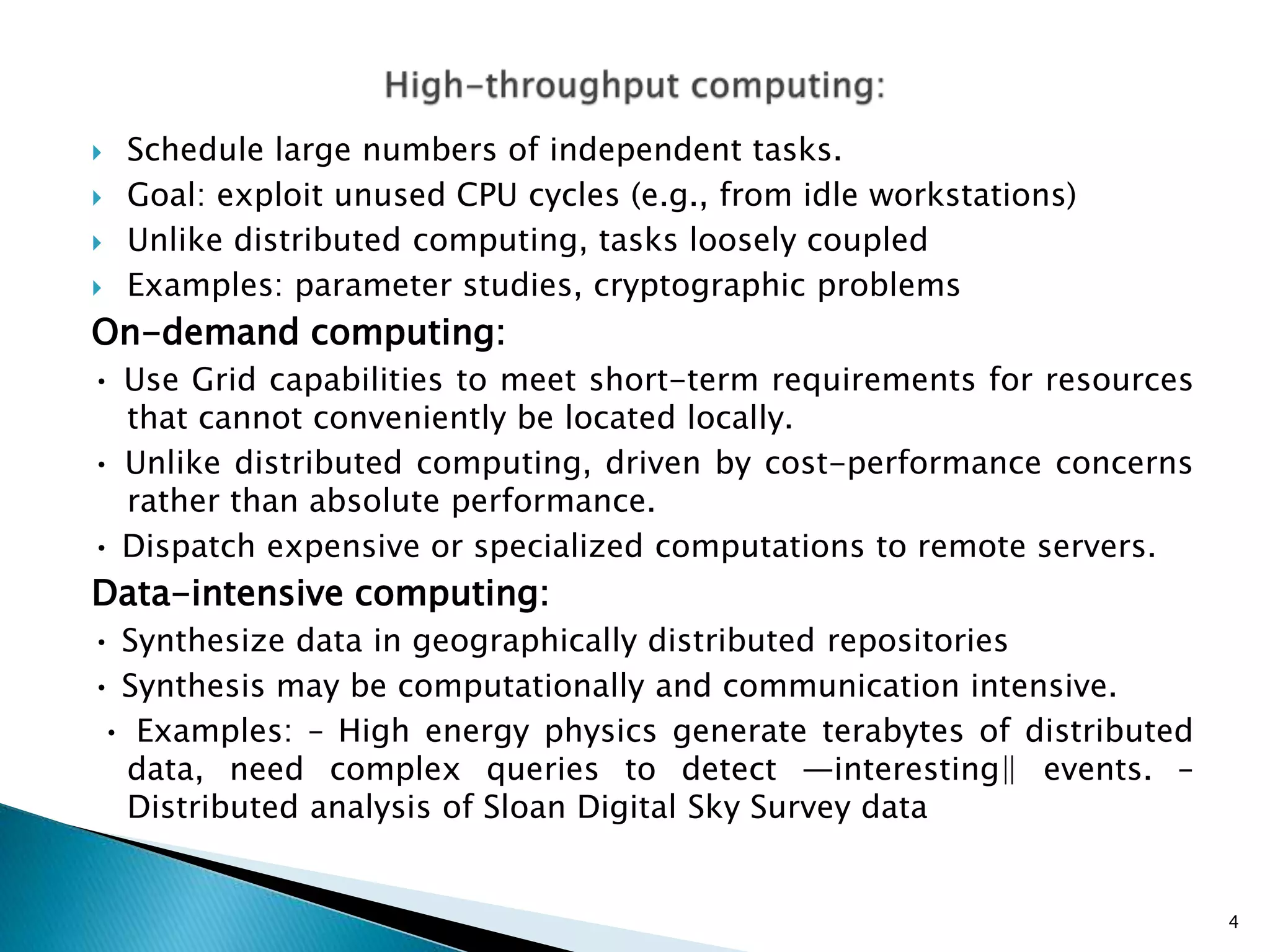 Grid applications | PPTX