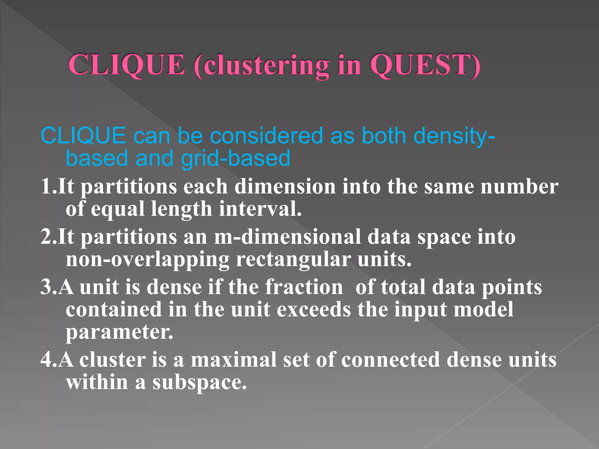 Grid based method & model based clustering method | PPTX | Physics ...