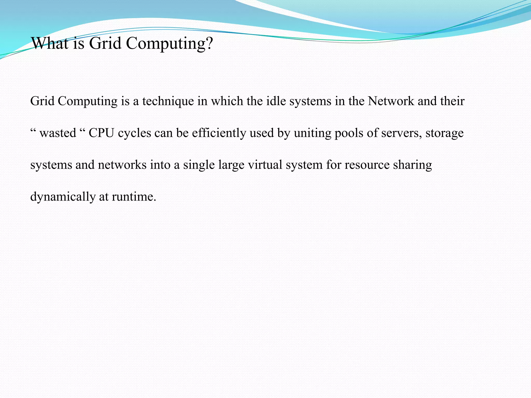 Grid computing Seminar PPT | PPTX