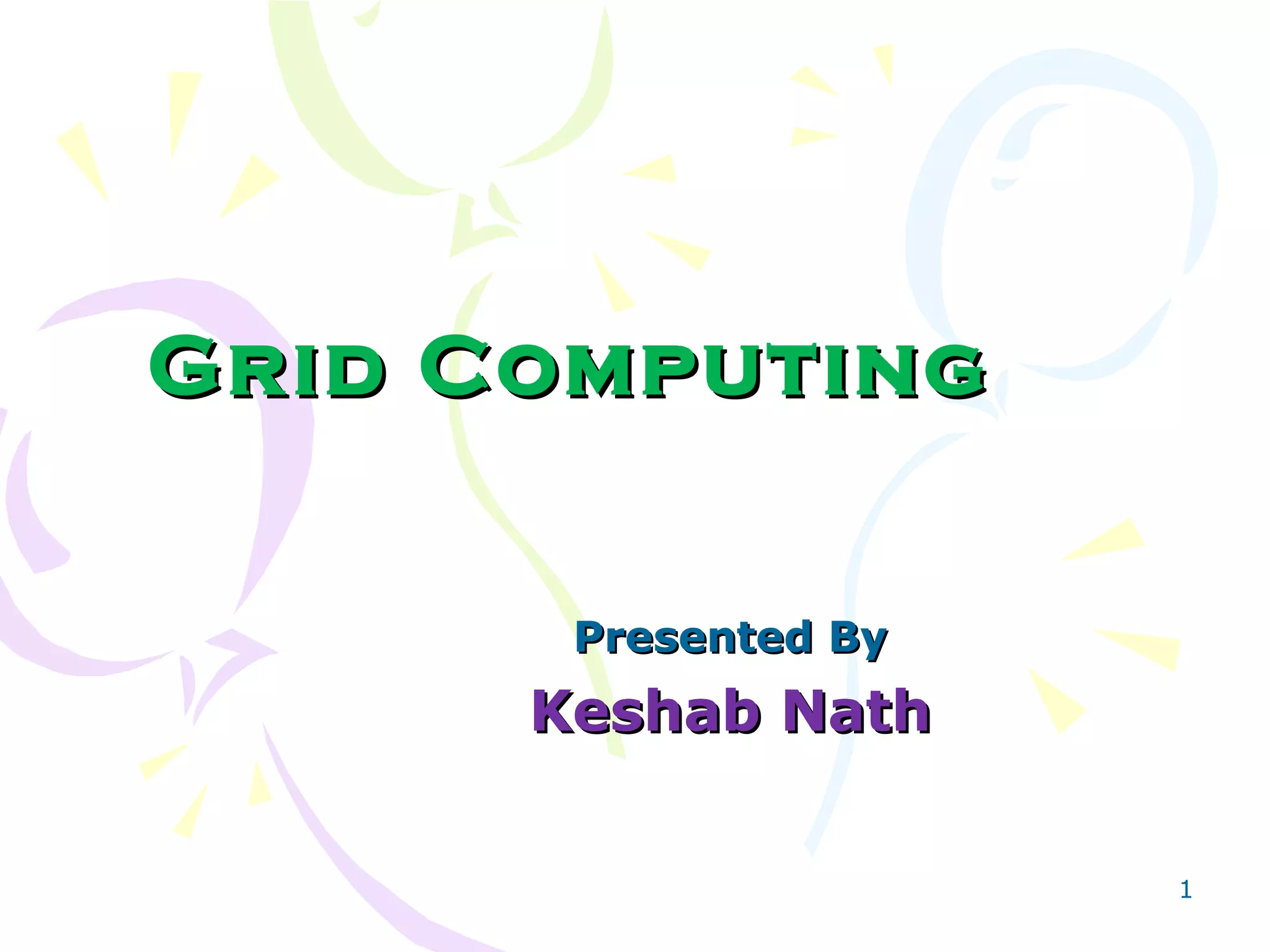 Grid computing | PPT