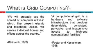 Grid computing by ahlam ansari | PPT
