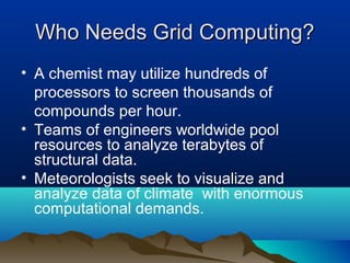 Grid computing | PPT