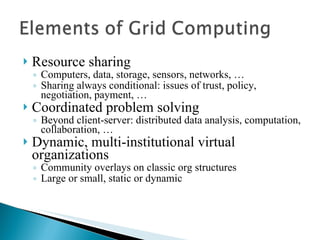 Grid computing ppt 2003(done) | PPT