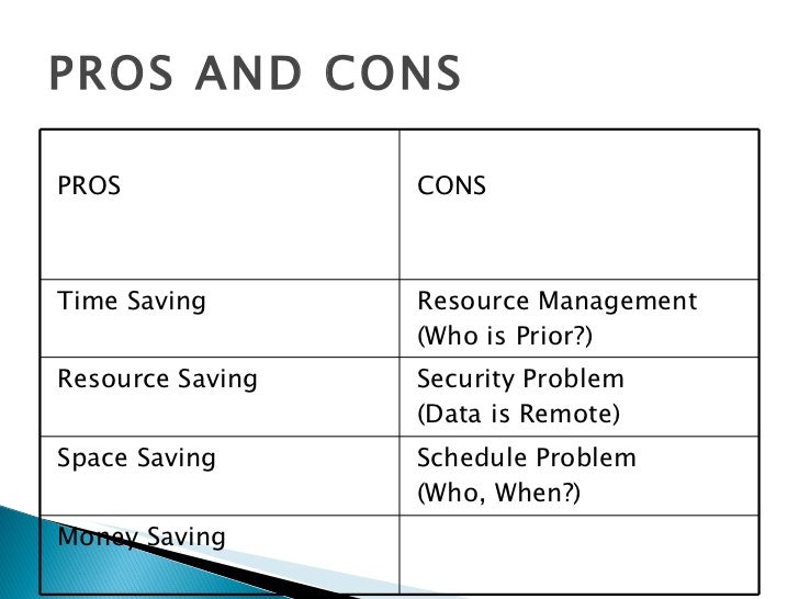 National security pros and cons
