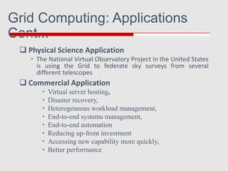 Grid computing the grid | PPTX
