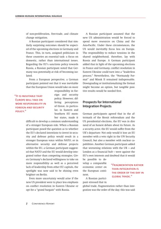 german-russian international dialogue 	
2    Conference Report
of non-proliferation, free-trade, and climate
change mitiga...