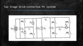 Two Stage Grid-connected PV system
 