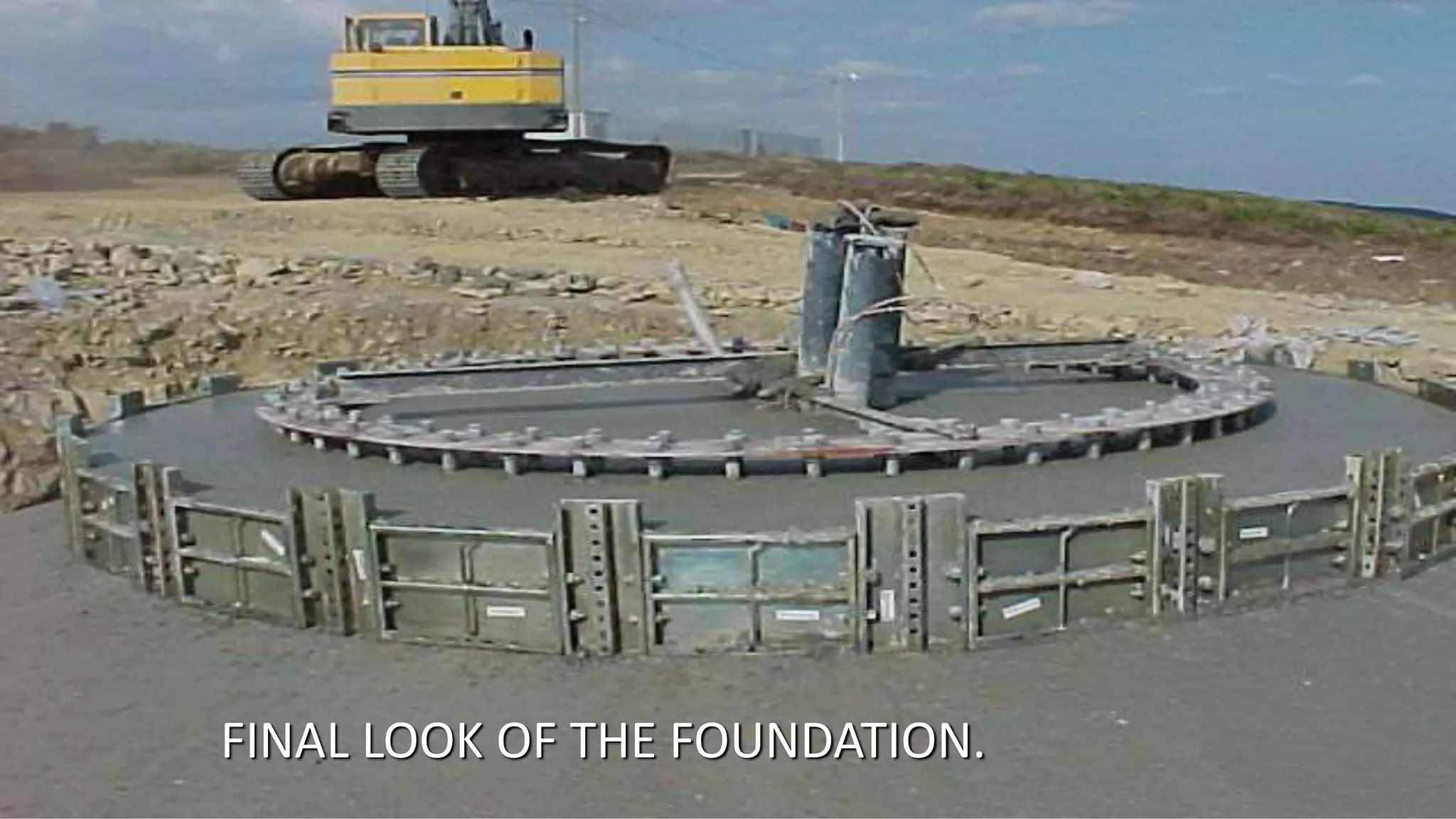 FINAL LOOK OF THE FOUNDATION. 
 